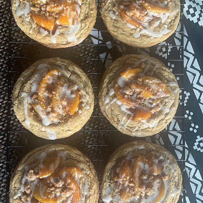 Peach Cobbler Cookies 1/2 Dozen