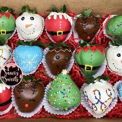 Christmas Strawberries 