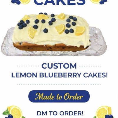 LEMON BLUEBERRY BLISS CAKE 