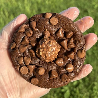 Stuffed Ferrero Rocher Cookie
