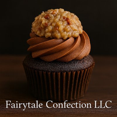 German Chocolate Cupcakes