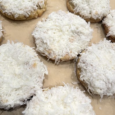 Coconut White Chocolate Cookies