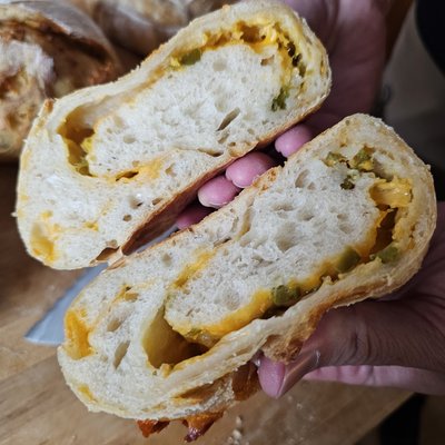 Sourdough Jalapeno Cheddar Loaf