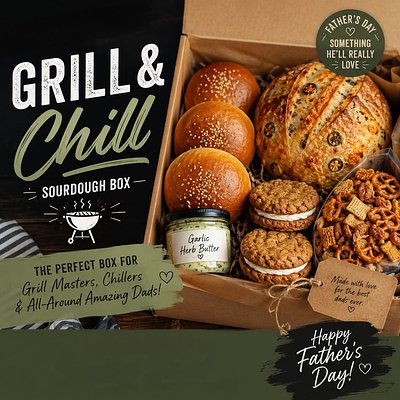 FATHERS DAY GRILL AND CHILL SOURDOUGH BOX 