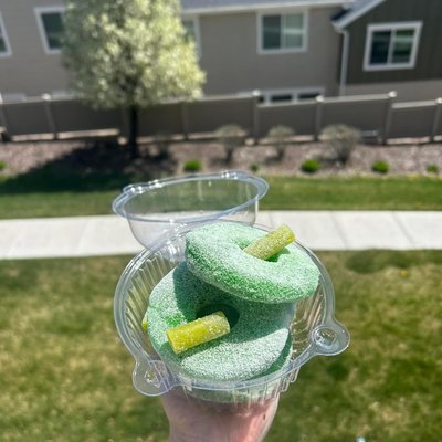 SOUR GREEN APPLE 5 COUNT PINEAPPLE RINGS