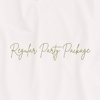Regular Party Package: 6 DZN