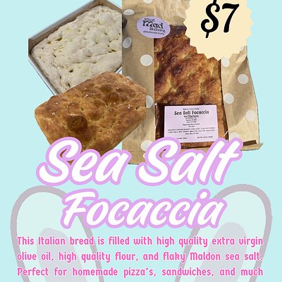 Sea Salt Focaccia Bread 