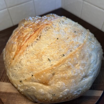 Rosemary & Sea Salt Sourdough Loaf