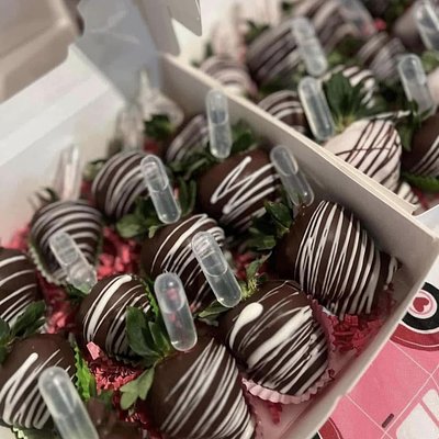 Infused Chocolate Covered Berries 