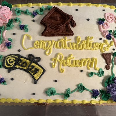 1/2 Sheet Cake