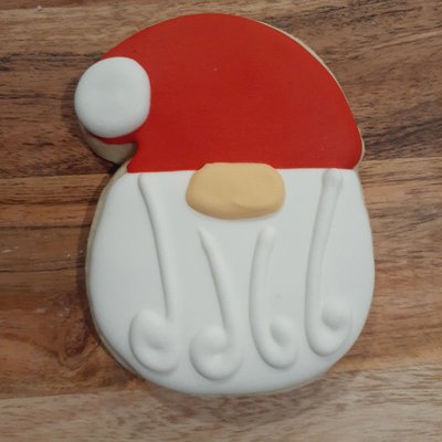 Santa Iced Sugar Cookies