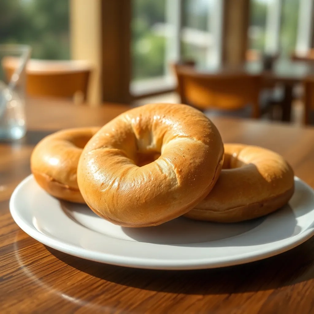 Plain Bagels (6)