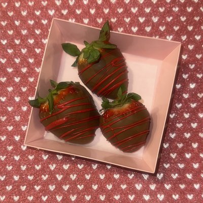 Decorated Dipped Strawberries