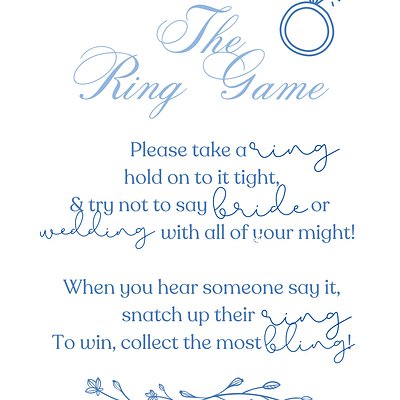 Bridal Shower Games