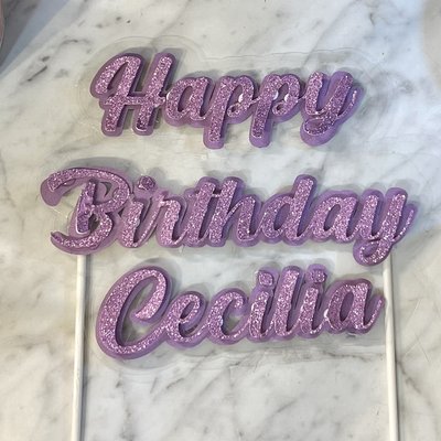 Custom Cake Topper