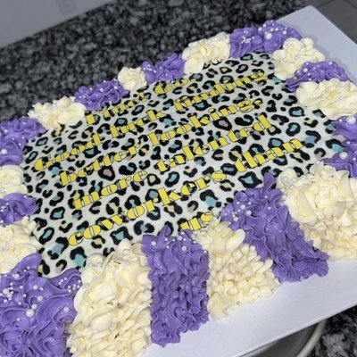 1/4 Sheet Cake
