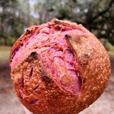 Ube Sourdough Loaf 