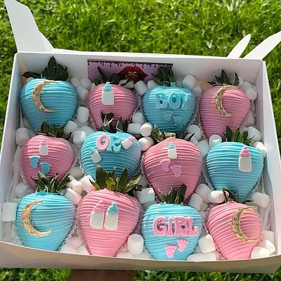 Gender Reveal Strawberries🍓 