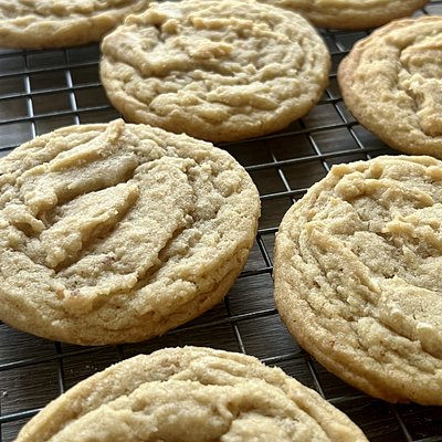 Brown Butter Chocolate Chipless Discard Cookies