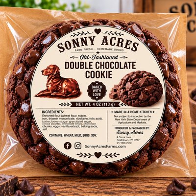 Jumbo Double Chocolate Chip Cookie 