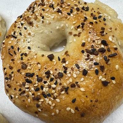 Sourdough Bagels - Everything seasoning