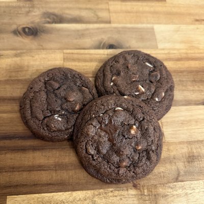 Triple Chocolate Cookies 