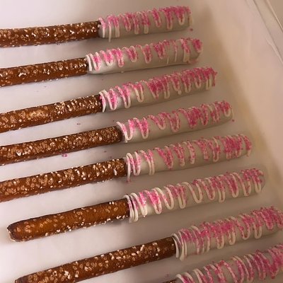 Chocolate Dipped Prexels 