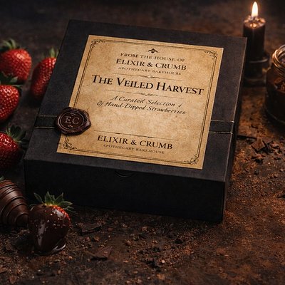 Chocolate Dipped Strawberries - The Veiled Harvest 