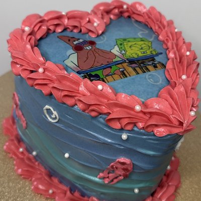 6” Heart Cake