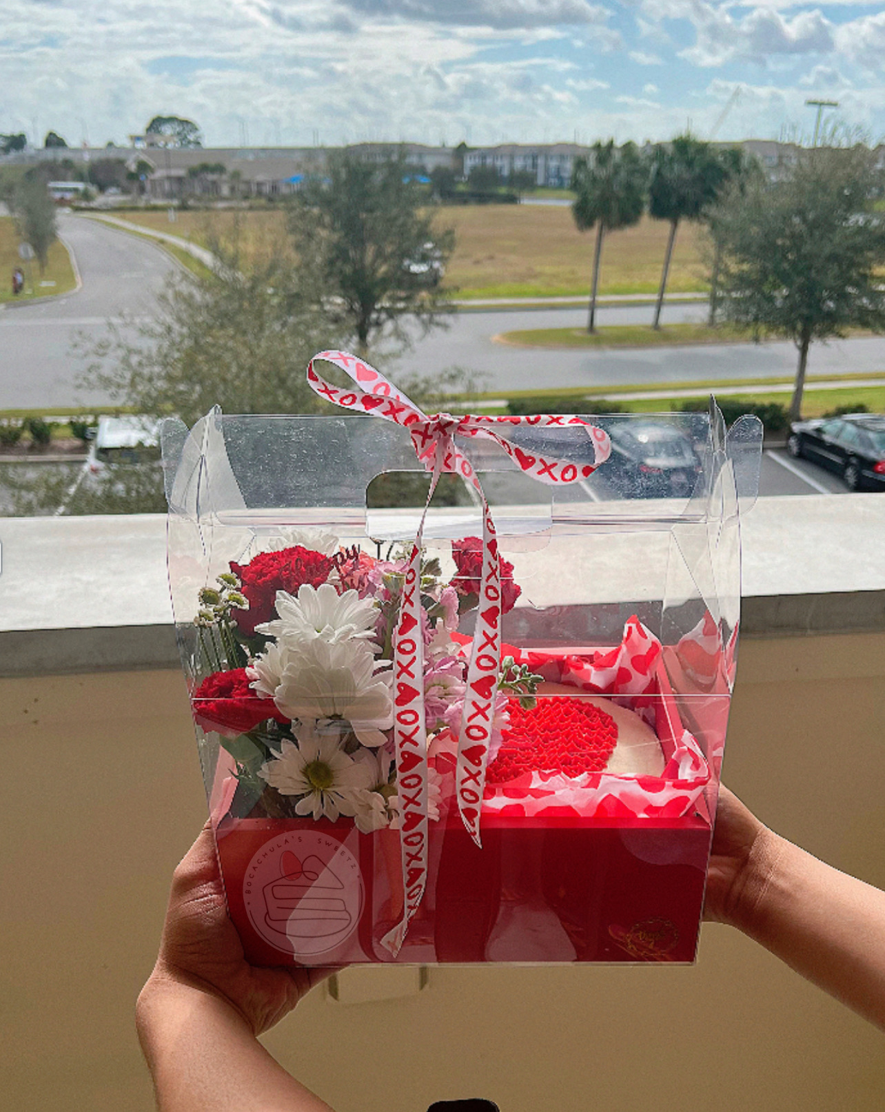 Flower & Cake Box