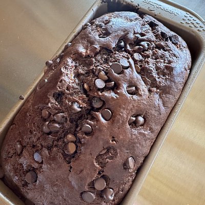 Double Chocolate Banana Bread