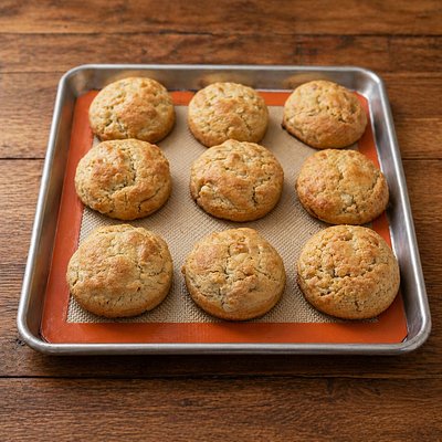 Sourdough White Chocolate & Macadamia Cookies 