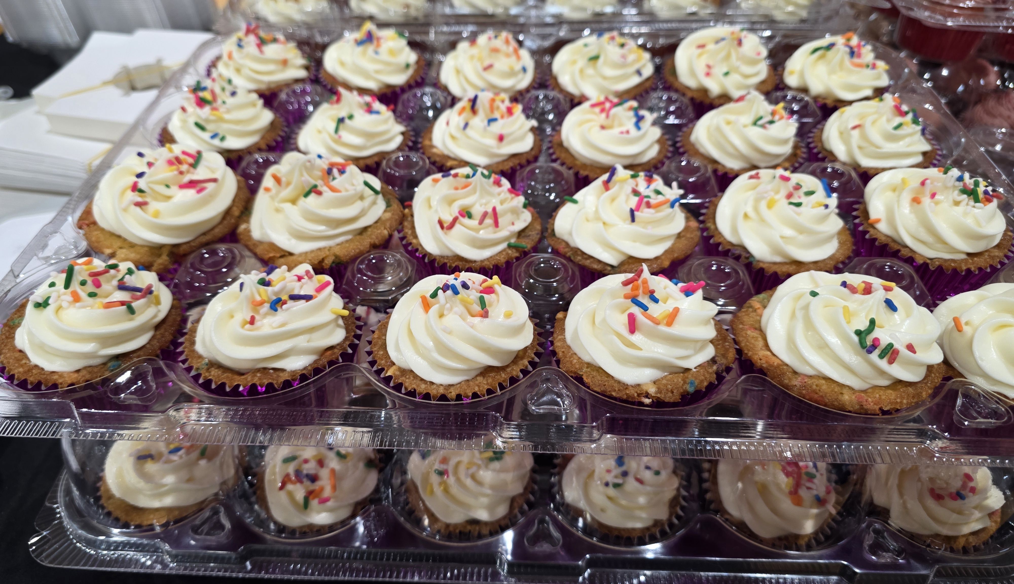 Funfetti w/ Cream Cheese Icing & Sprinkles