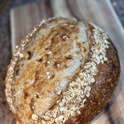 Honey Oat Wheat Sourdough