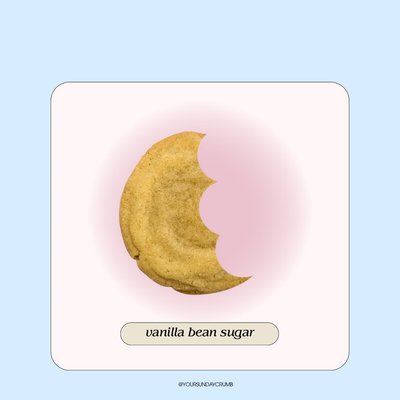 Vanilla Bean Sugar Cookies (1/2 dozen)
