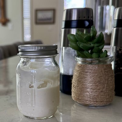 Established Sourdough Starter with Feeding Instructions