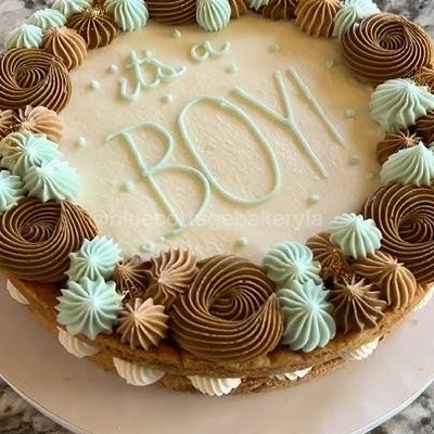 12” Double Stacked Round Cookie Cake 