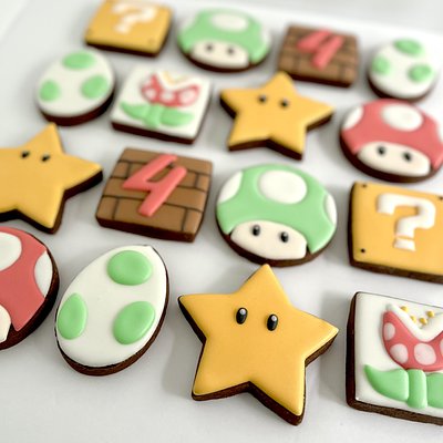 Decorated Chocolate Sugar Cookie