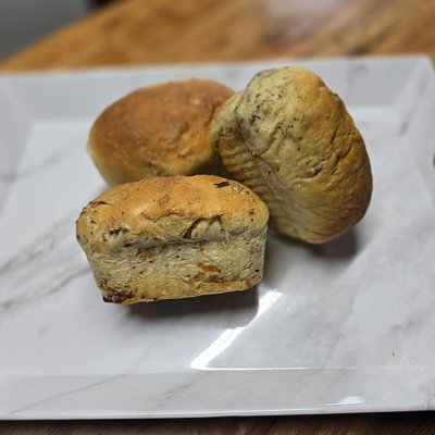 Mini Size Italian Herb &Cheese Sourdough Bread 