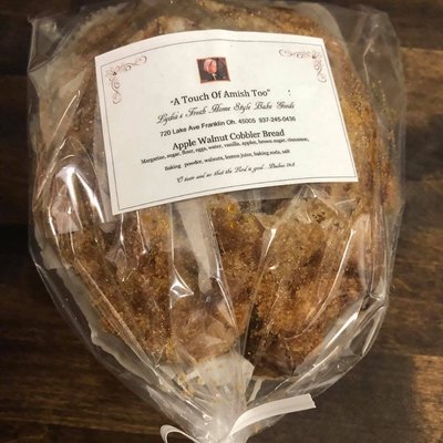 Apple Walnut Cobbler Bread
