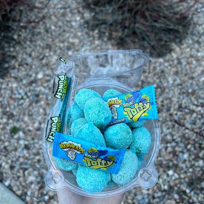 SOUR BLUERASBERRY SMALL GRAPE MIX