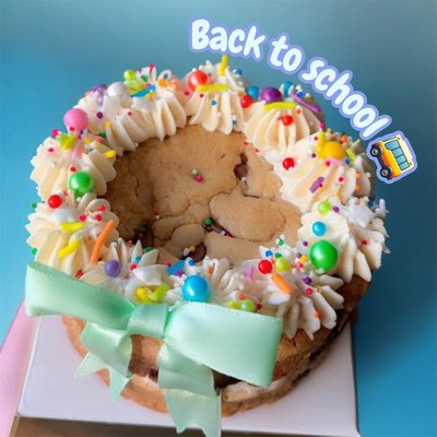 Back To School Mini Cookie Cake
