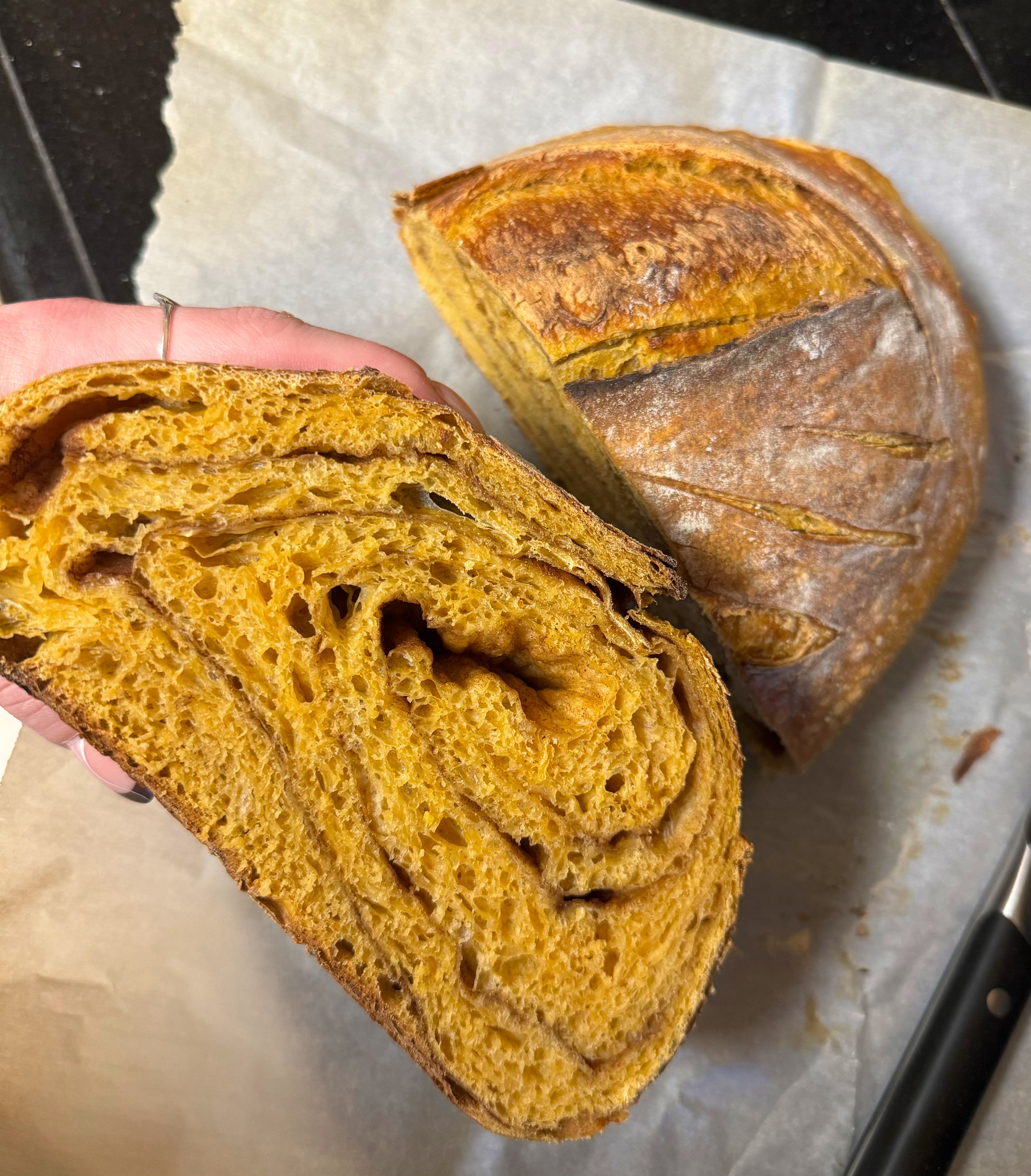 Pumpkin Swirl Loaf