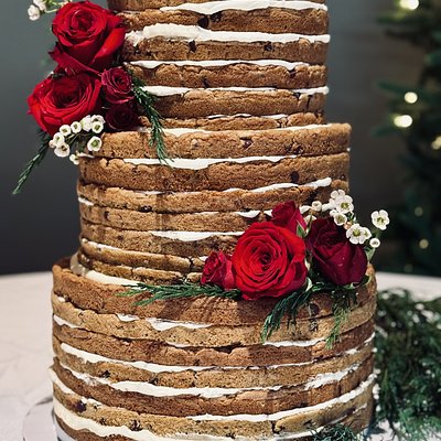 Custom Multi Layered & Tiered Chocolate Chip Cookie Cake