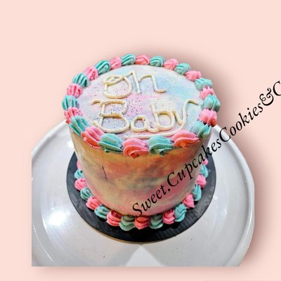 Gender Reveal Cake