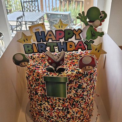 Sprinkle Explosion Cake 