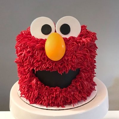 6” Smash cake - Elmo