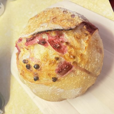 White Chocolate Raspberry Sourdough