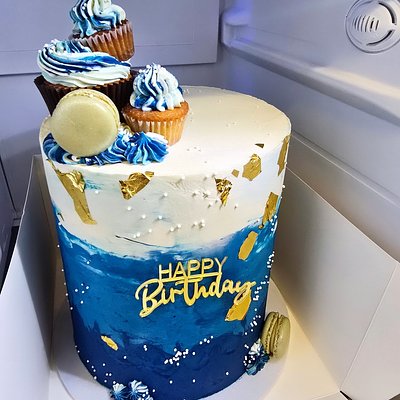 8"×4 Layer Celebration Cake (S.M Buttercream)