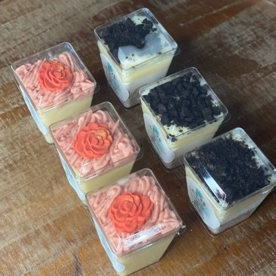 Pudding Cups - Oreo, Strawberry, Chocolate, Coconut